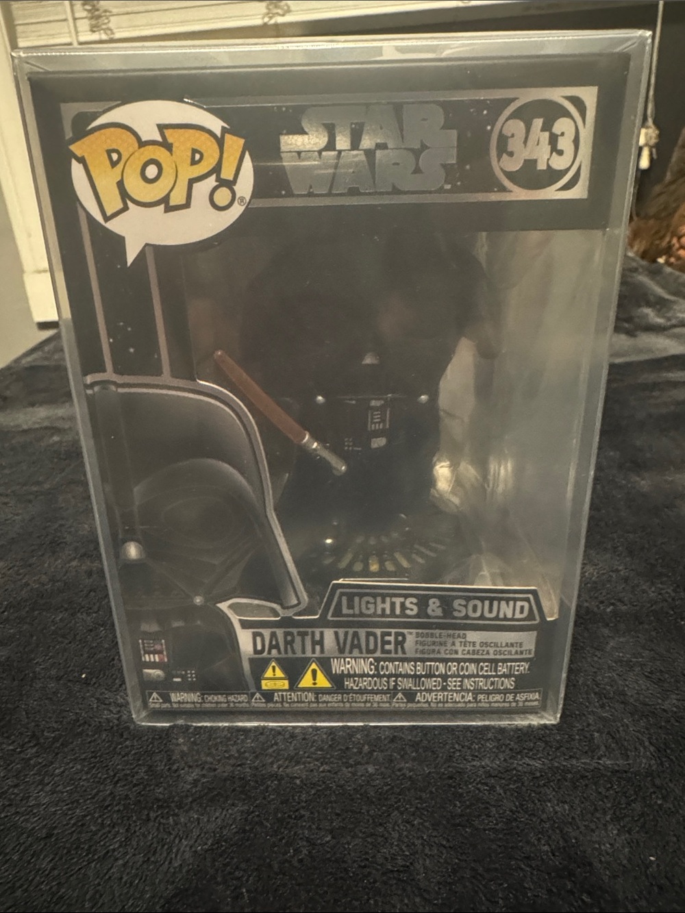 Funko Pop! Star Wars Darth Vader Lights & Sound - Black